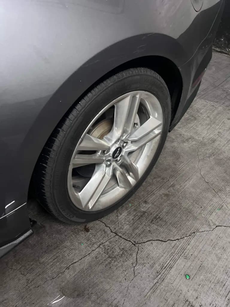 Alloy Wheel Before